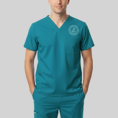 Wink® Unisex WorkFlex Chest Pocket V-Neck Top - XL