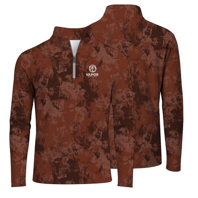 Men's Custom Cut and Sew Lightweight Quarter-Zip