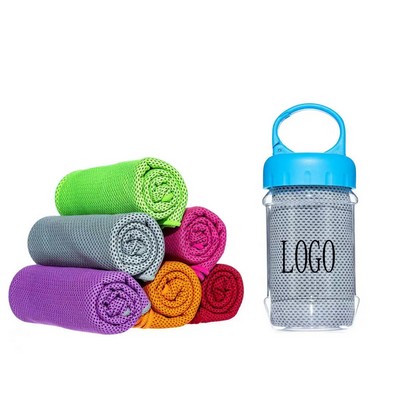 Bottle Packing Sports Cooling Towel