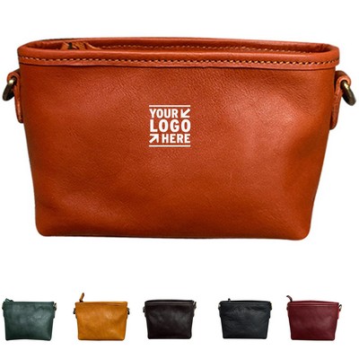 Vintage Leather Crossbody Purse