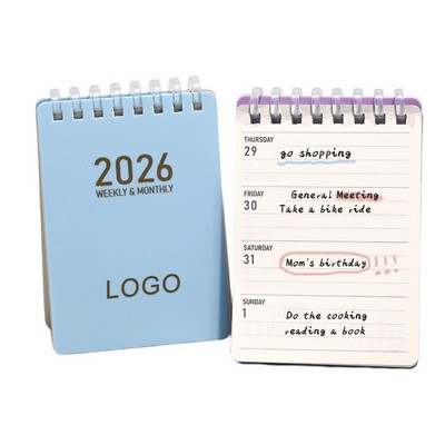 A7 Spiral Notebook PP Cover Pocket Size