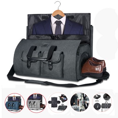 Versatile Water-Resistant Travel Organizer with Separate Footwear Compartment