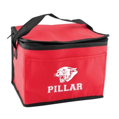 6-Pack Nylon 210D Cooler w/ Front Pocket