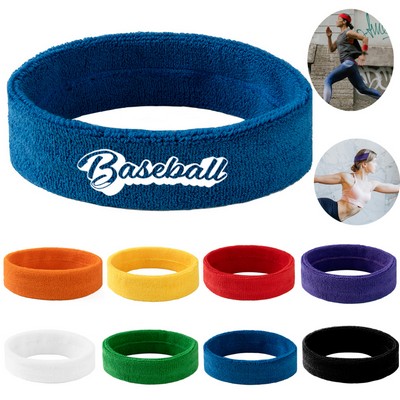 Moisture-Wicking Athletic Sweatband