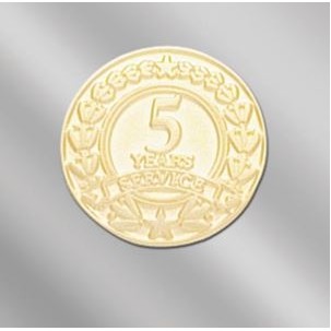 5 Year Stock Service Pin