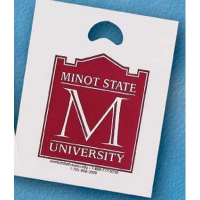 Kidney Handle Die Cut Bags 12"x18"+4" - 1 Color