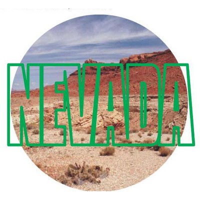 Nevada Desert Acrylic Coaster w/Felt Back
