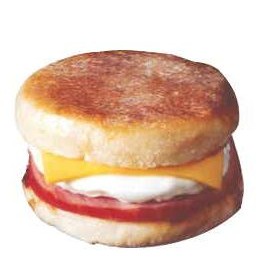 Breakfast Sandwich Executive Magnet w/ Full Magnetic Back (2 Square Inch)