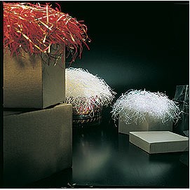 Crinkle Cut Metallic & Plain Shredded Paper Blend (10 Lb. Box)