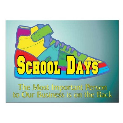 School Days Shoe Photo Hand Mirror (2½"x3½")