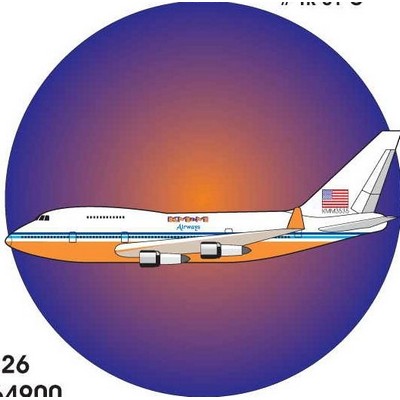 Jet Acrylic Coaster w/Felt Back