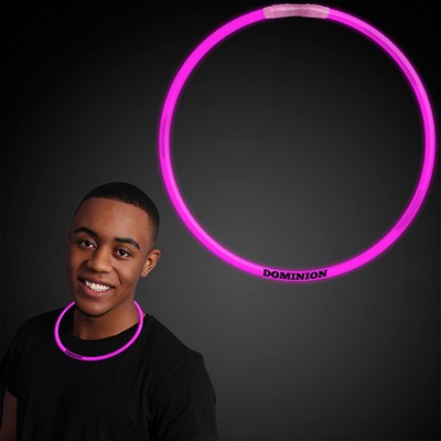 22" Pink Glow Necklace - PRINTED