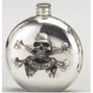 Pewter Poison Flask