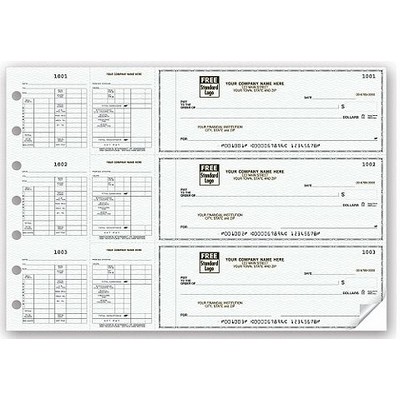 3-On-a-Page Hourly Payroll Master Checks (1 Part)