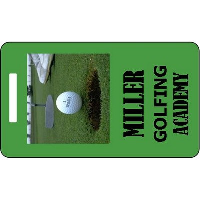 Custom Luggage & Sport Bag Tag - 1-3/4" x 3-1/2"