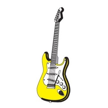 Electric Guitar Maxi Magnet (4 Square Inch)