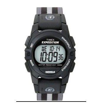 Timex® Expedition Black Mid-Size Core Chrono Alarm Timer Watch