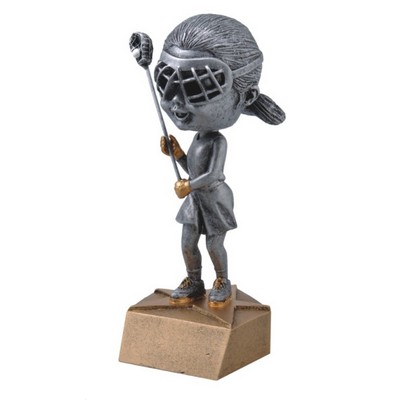 Female Lacrosse Bobble Head