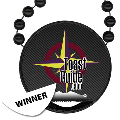 Mardi Gras Beads with Inline Medallion Contest Decal