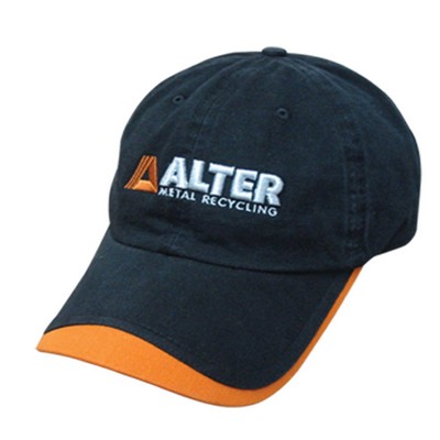 Basic Washed Cap w/Wave Visor