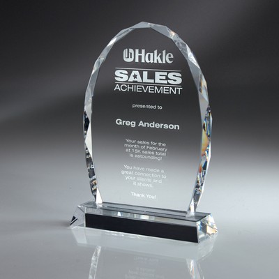 Faceted Oval Crystal (Large)