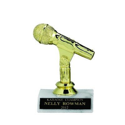 5" Microphone Academic Trophy