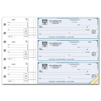 3-On-a-Page High Security Multi-Purpose Checks (2 Part)