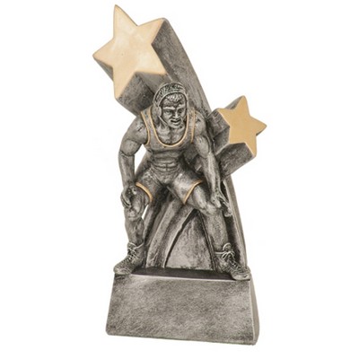 6" Wrestling Star Resin Figure Trophy