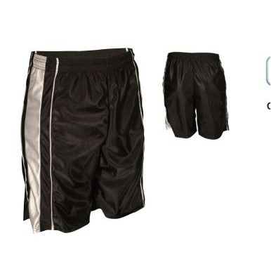 Adult Cool Mesh Athletic Short w/Contrasting Panel & Piping (9" Inseam)