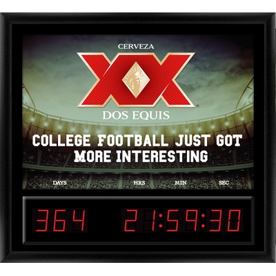 Wood Framed Countdown Timer with Changeable Inserts