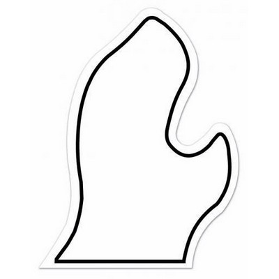 Michigan State Shape Magnet - Full Color