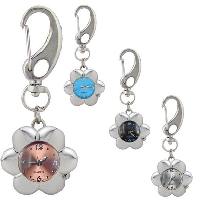 Flower Shape Key Chain Watch