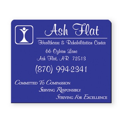 2.5"X3" Vinyl Magnet w/Corners Rounded On Top - 30mil