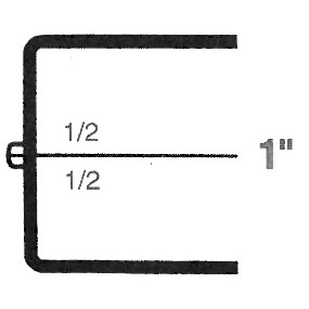 Rigid Clear Hinged Plastic Box (2 1/8"x1 5/8"x1")