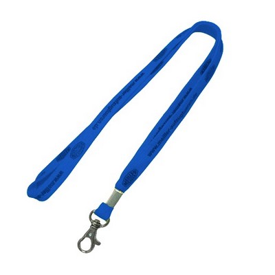 5/8" Royal Blue Tubular Lanyard (15 Mil)