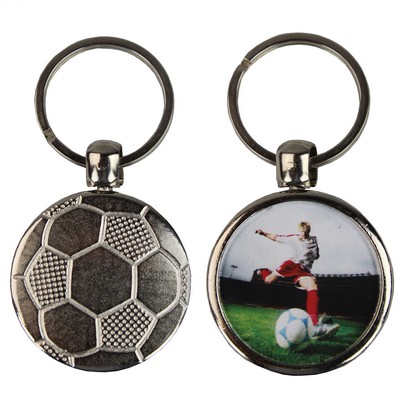 Soccer Ball Key Tag