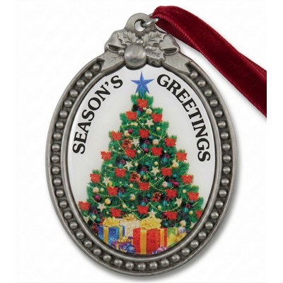 Stock ColorPrint Christmas Tree Ornament