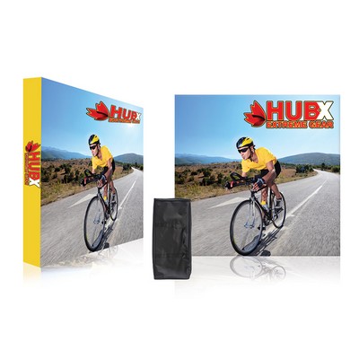 RPL Fabric Pop Up 8 x 8' Straight Single-Sided Graphic Package (with Endcaps)