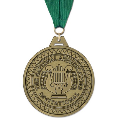 HH Medal w/Grosgrain Neck Ribbon (3")