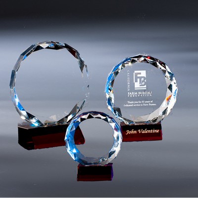 7" Red Tequila Sunrise Crystal Award