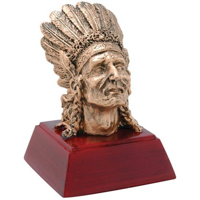 Native American Resin Award - 4" Tall