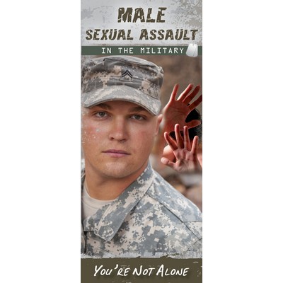 Male Sexual Assault in the Military Pamphlet Brochure