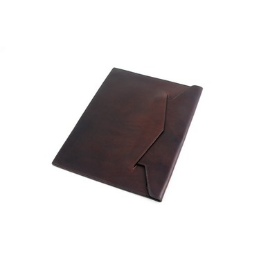 Vachetta Leather Document Case - Walnut - Borlino