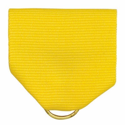 RL Series Pin Back Yellow Ribbon w/Metal Ring