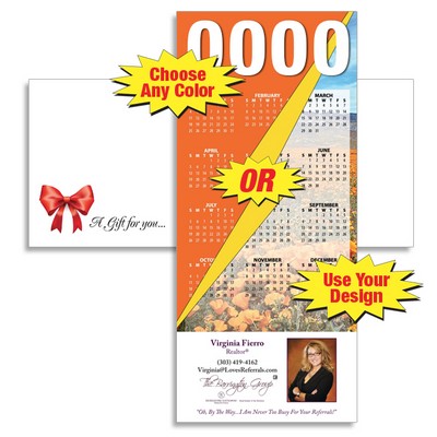 Magnetic Calendar with Envelope - Custom