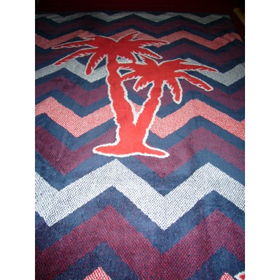 Custom Woven Beach Towel USA