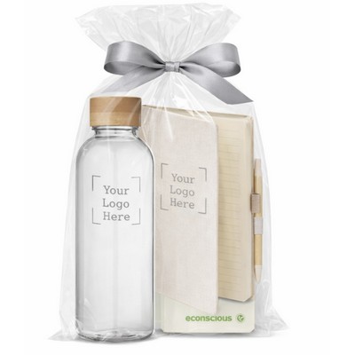 Eco Friendly Journal & Bottle Gift Set