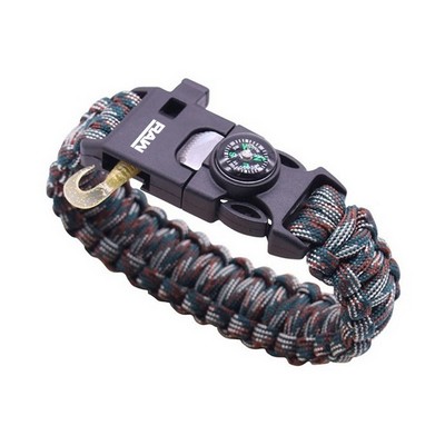 Fishing Hook Survival Paracord Bracelet