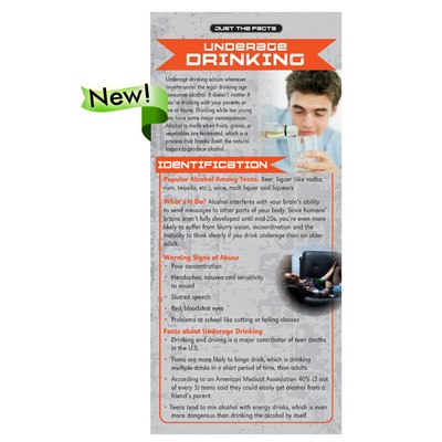 Underage Drinking Just the Facts Rack Card