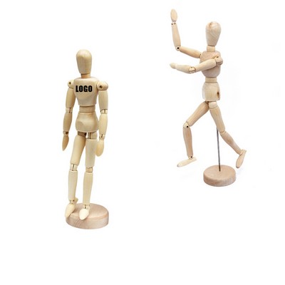 Wooden Toy Model w/Movable Limbs